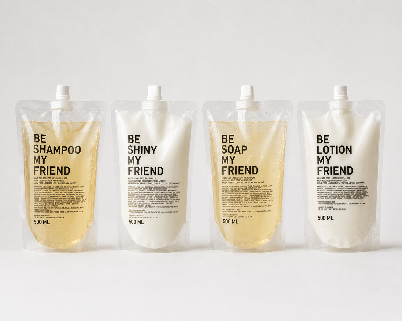 REFILLS ALL 4 in 500ML