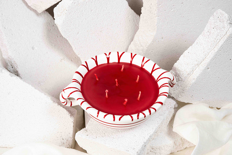 Gmundner Pot red flamed Weitling 17Ø 600ML