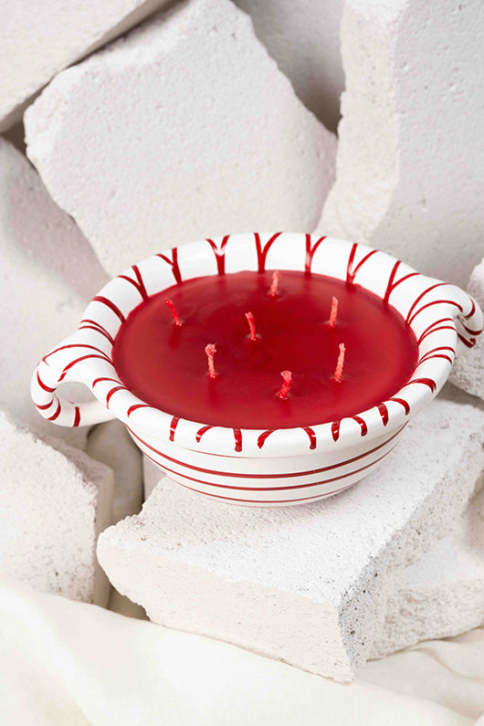 Gmundner Pot red flamed Weitling 17Ø 600ML