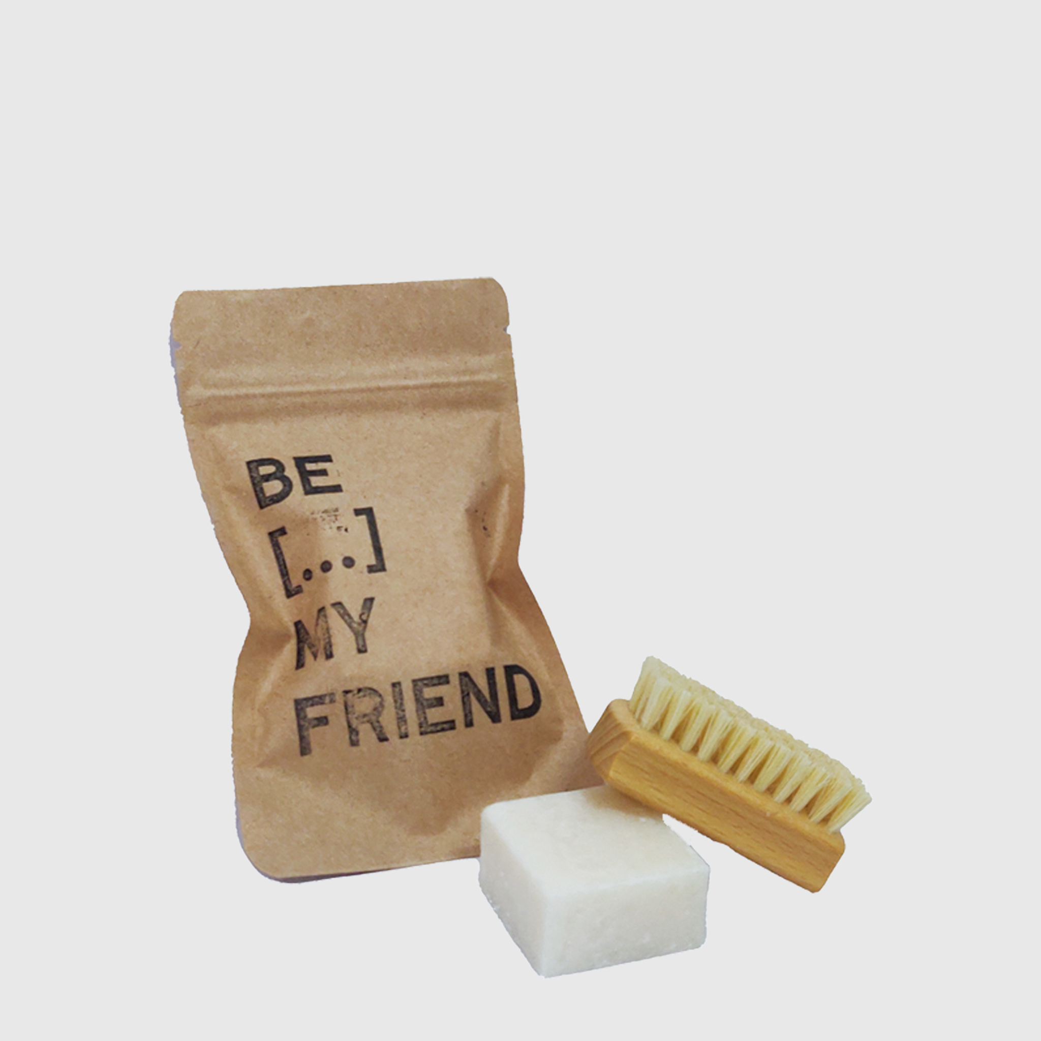 Bar soap & hand brush set