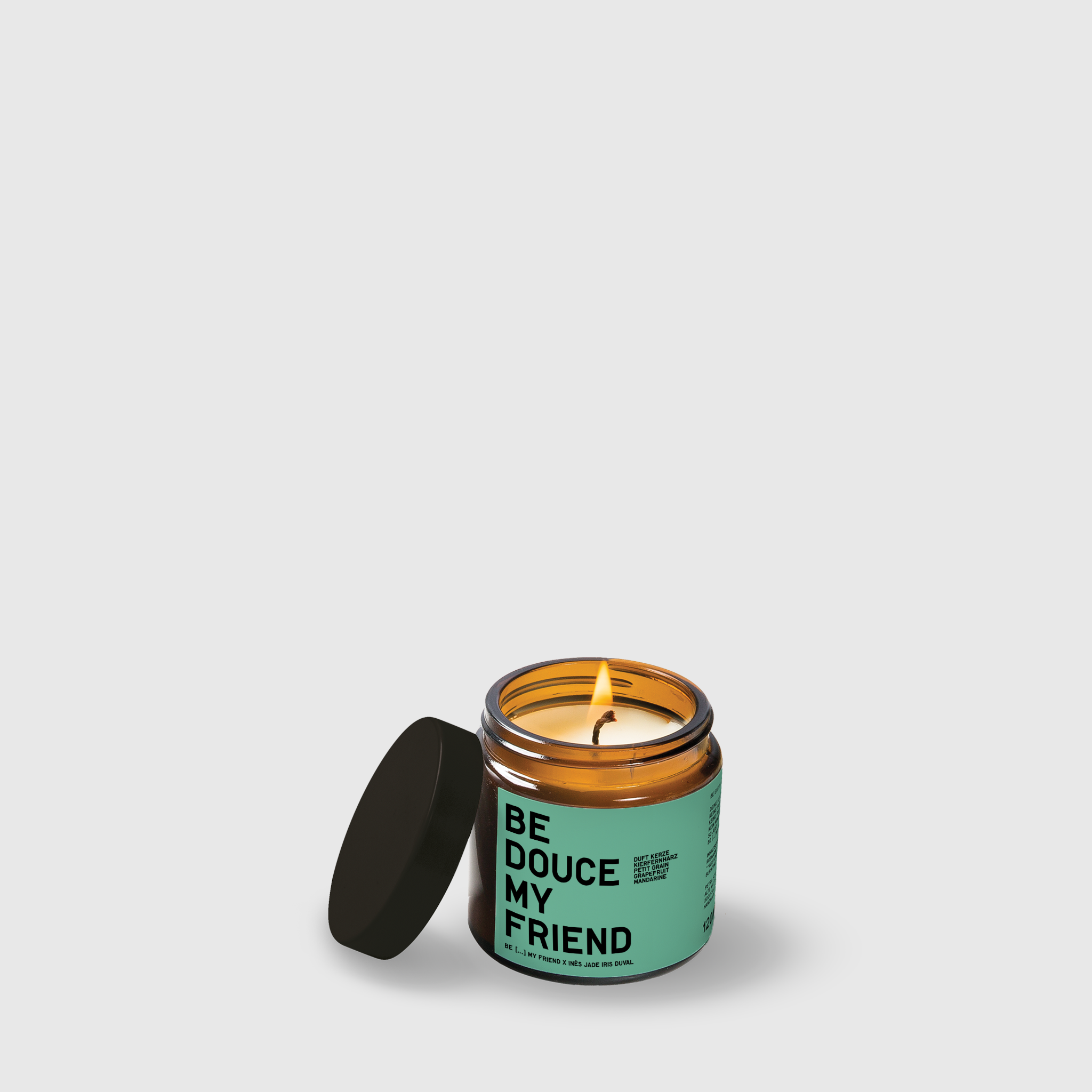 Scented candle with MANDARINE