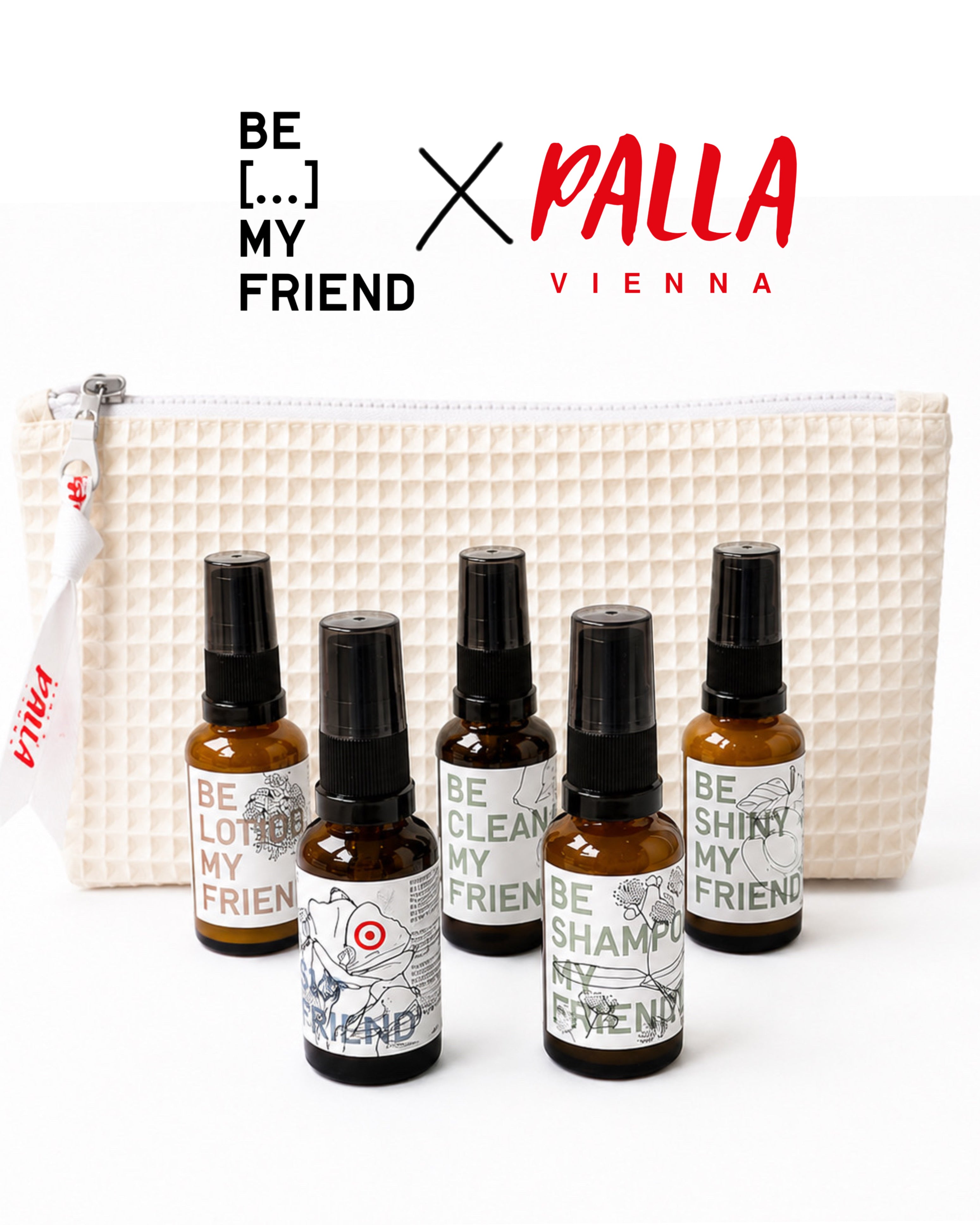 BE ANYWHERE Travel Set Vegane Naturkosmetik 5 Produkte