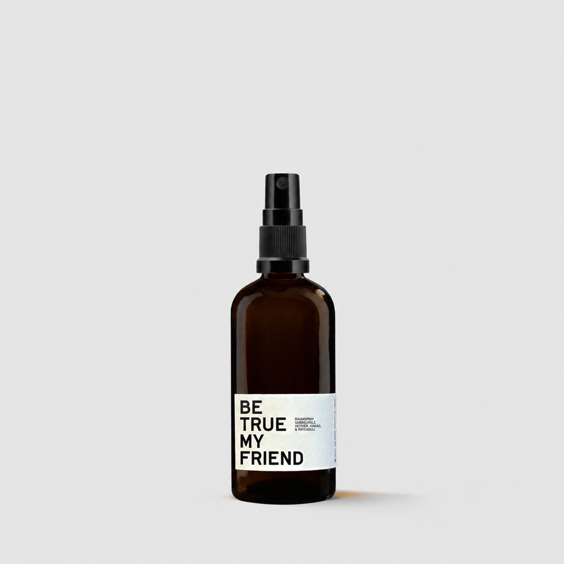 BE TRUE MY FRIEND Limited Raumspray Vetiver Patchouli Ho Holz Sandelholz Kakao Bitterorange 100ml