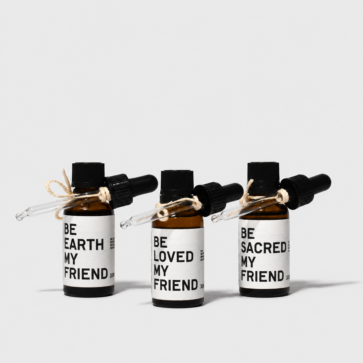 Mercury Retrograde Duftöl-Set – BE LOVED, BE SACRED &amp; BE EARTH, je 30 ml