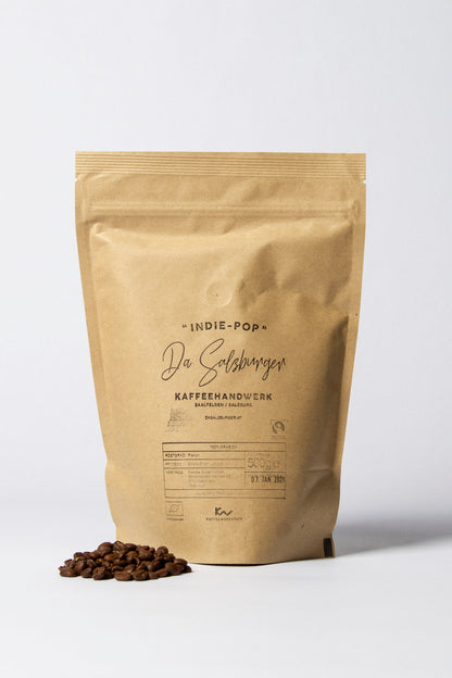 Da Salzburger® "INDIE POP" / BIO &amp; FAIRTRADE French Roast - 500g