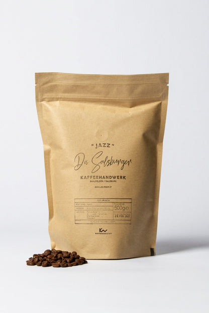 Da Salzburger Kaffee "JAZZ" / 100% Arabica Bohnen / 3er Blend / 500g