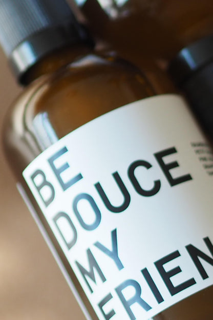 BE DOUCE interior & room spray with mandarin, grapefruit, petitgrain and pine resin