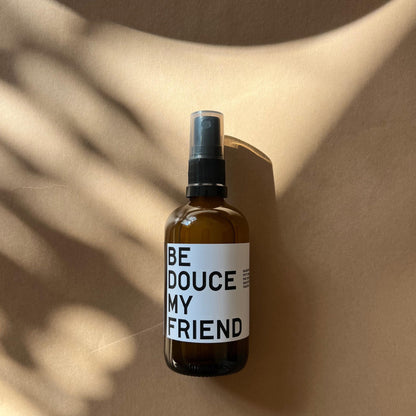 BE DOUCE interior & room spray with mandarin, grapefruit, petitgrain and pine resin