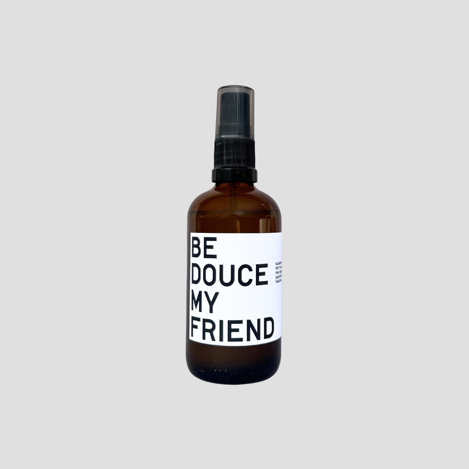 BE DOUCE interior & room spray with mandarin, grapefruit, petitgrain and pine resin