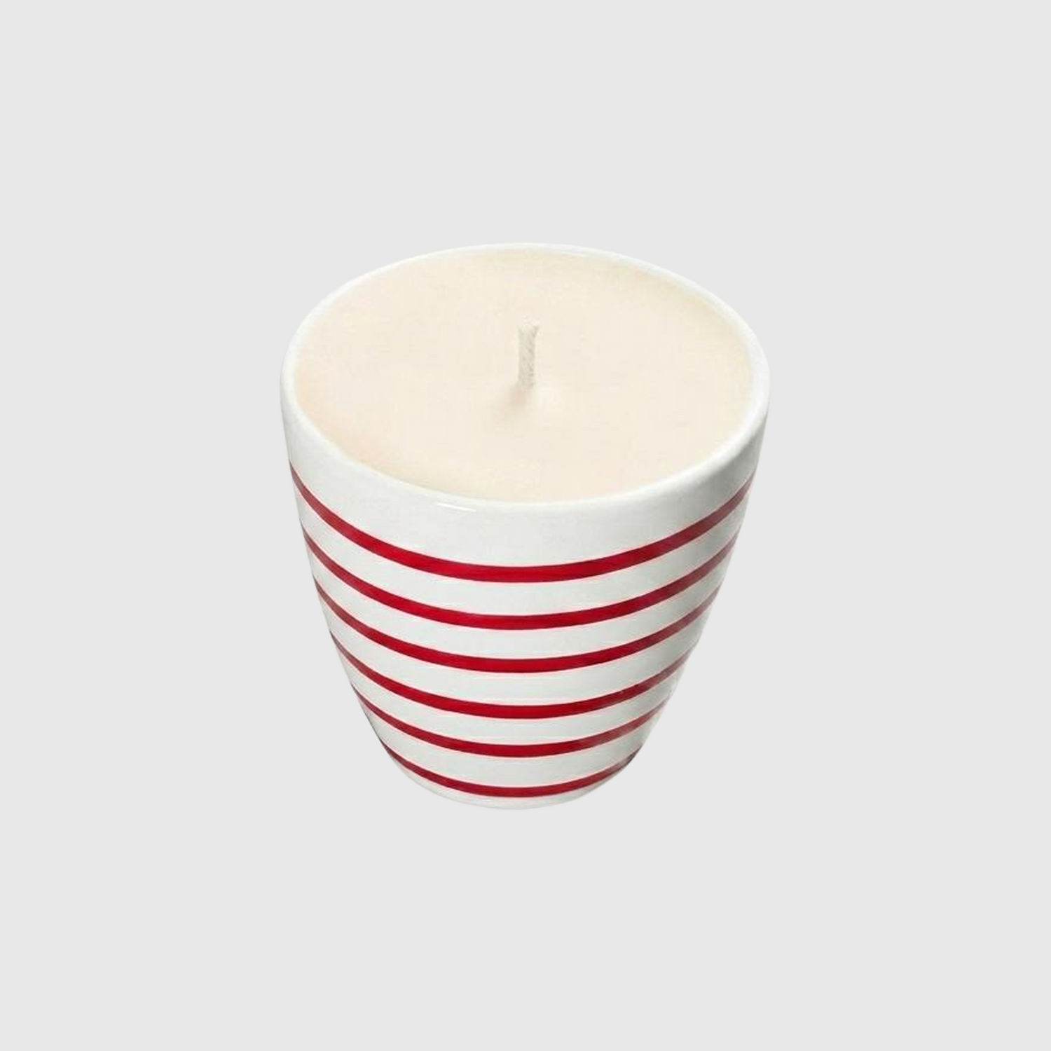 Gmundner Tasse rot geflammt Kerze 200ML
