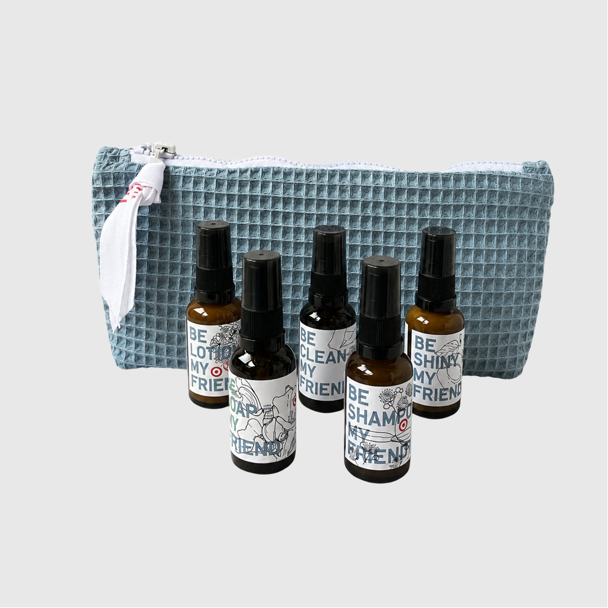 BE ANYWHERE Travel Set Vegane Naturkosmetik 5 Produkte