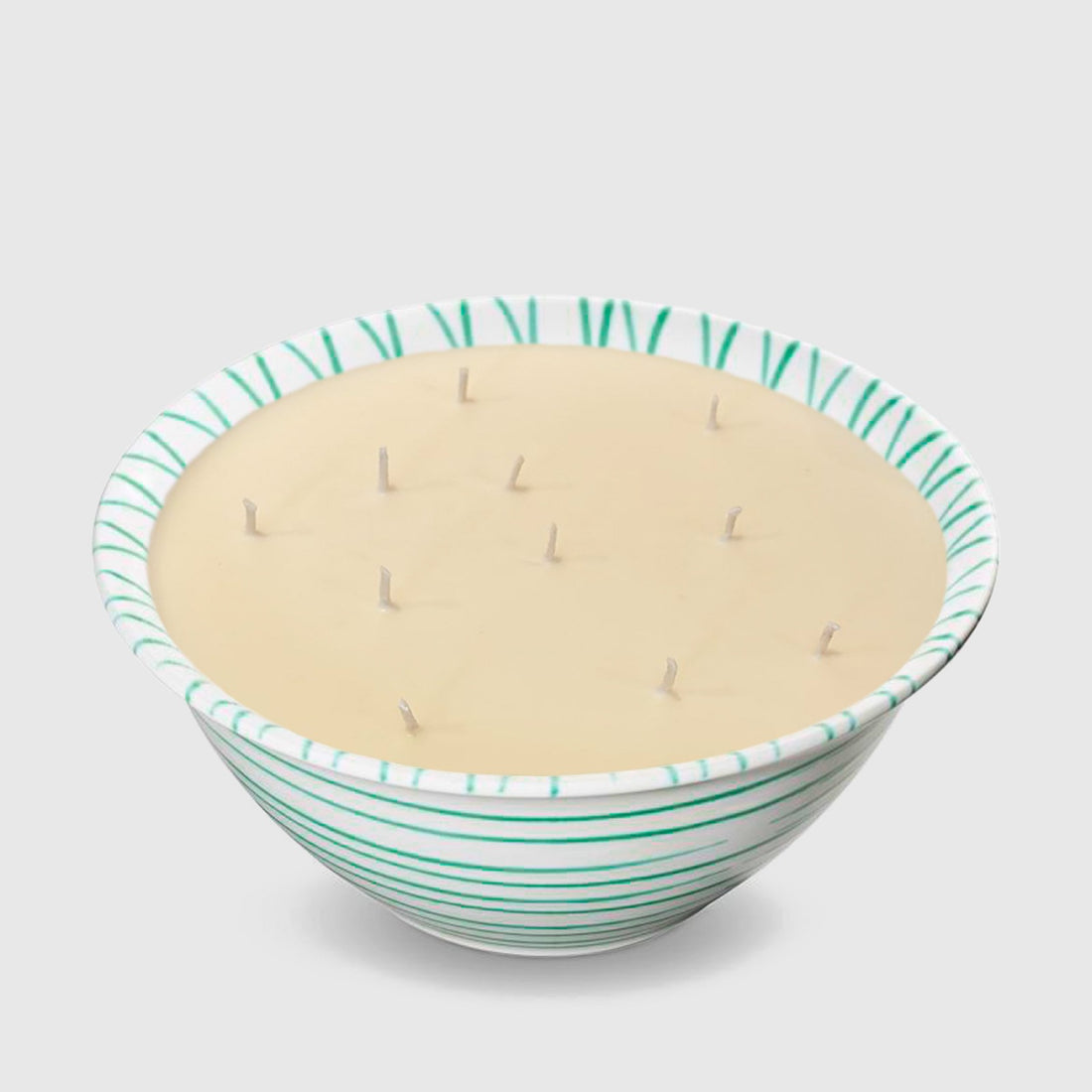 Gmundner Schüssel grün geflammt 26 Ø 2000ML