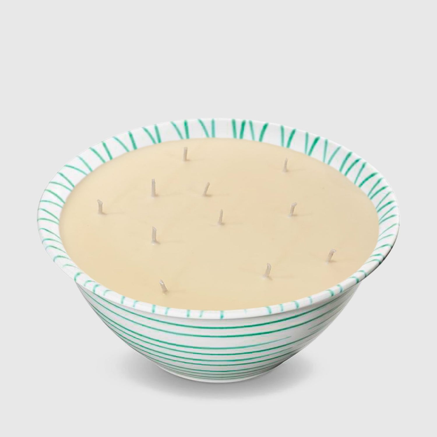 Gmundner Schüssel grün geflammt 26 Ø 2000ML