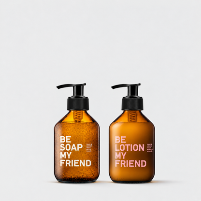 BE LOVED MY FRIEND Bundle mit SOAP Wilde Malve und LOTION Marille