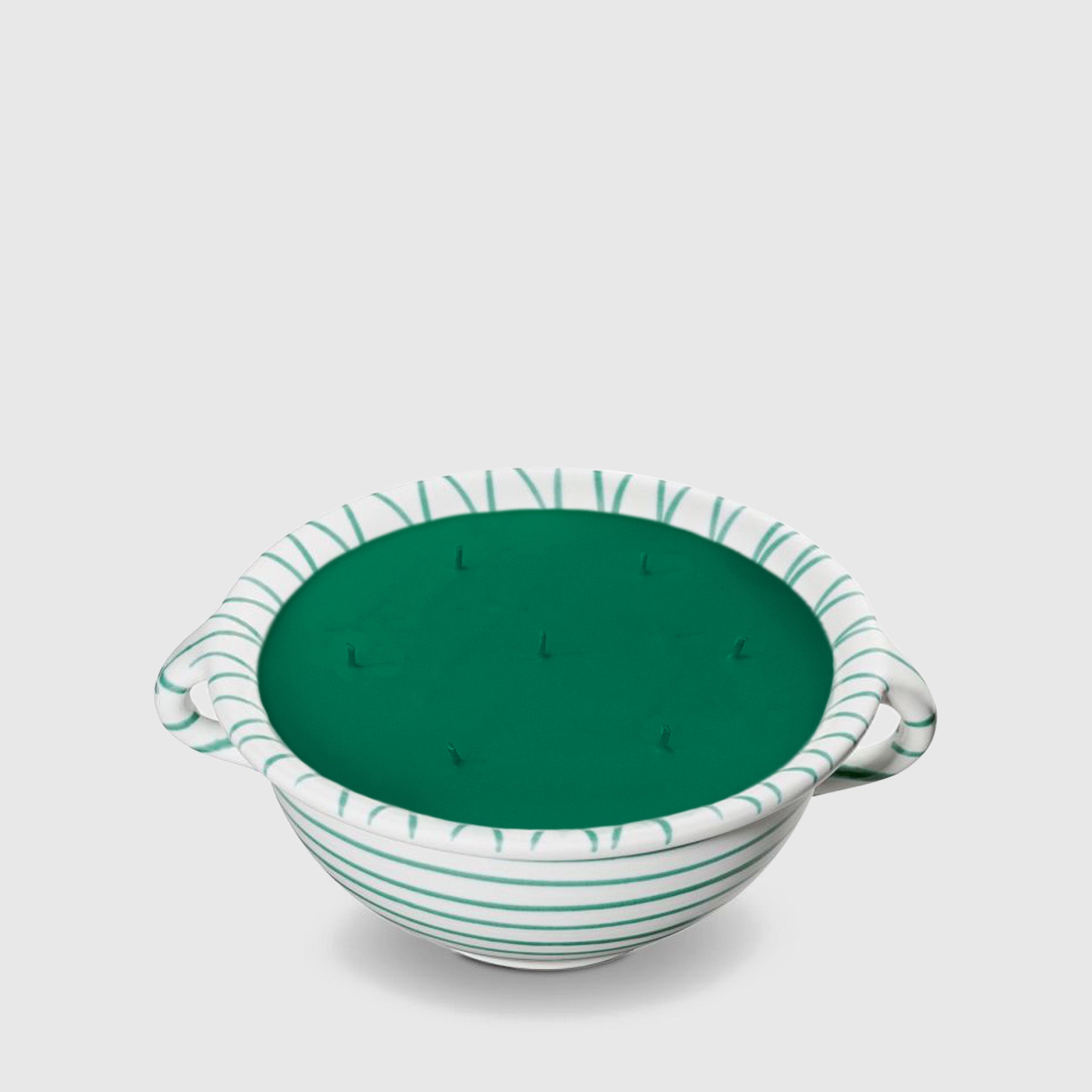 Gmundner Pot grün geflammt Weitling grün 17Ø 600ML