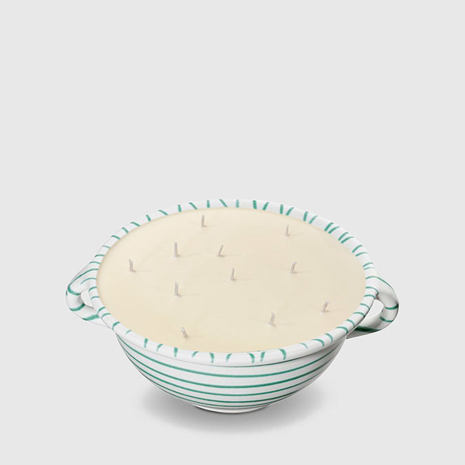 Gmundner Weitling grün geflammt creme 26Ø 2000ML